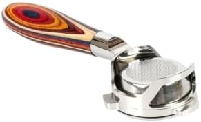 54mm Bottomless Naked Portafilter Handle With Basket, Compatible For Breville, 870 875 878 880 Espresso Replacement Part(L color wood) by Unknown