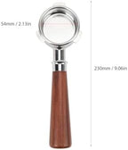 54Mm Bottomless Portafilter, Stainless Steel Coffee Portafilter, Detachable Coffee Portafilter with Handle for Coffee Machine (Type A1 Red Branch) - Image 3