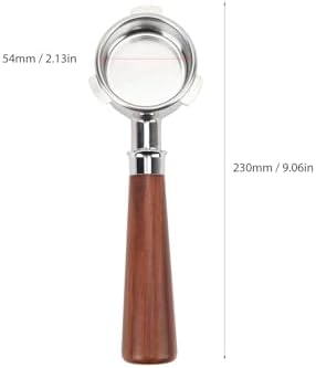 54Mm Bottomless Portafilter, Stainless Steel Coffee Portafilter, Detachable Coffee Portafilter with Handle for Coffee Machine (Type A1 Red Branch) - Image 3