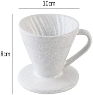 Cracked Ceramic Design Material Pour Over Barista Accessories 01 02 COFFEE Dripper Tools(S) - Image 2