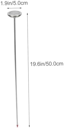 Kisangel 3pcs Stainless Steel Thermometer Extended Probe for Accurate Measurement - Easy to Clean Garden Tool for Composting and Plant Care - Image 3