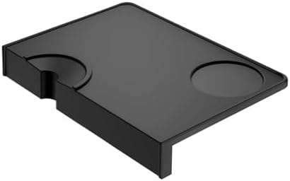 Silicone Coffee Tamper Mat Anti-skid Espresso Silicone Mat Espresso Coffee Tamping Corner Black Thicken Mat Coffee Tamper Mat by Unknown