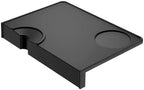 Silicone Coffee Tamper Mat Anti-skid Espresso Silicone Mat Espresso Coffee Tamping Corner Black Thicken Mat Coffee Tamper Mat by Unknown