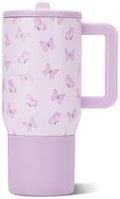 HydroJug Traveler 20oz Kids Insulated Tumbler with Handle, Flutter by Hydrojug