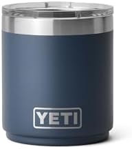 YETI Rambler 10 oz Ceramic Lined Lowball 2.0, Vacuum Insulated with MagSlider Lid, Navy by YETI
