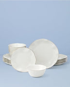 Lenox Blue Bay White Porcelain 18-Piece Dinnerware Set for 6 - Image 2