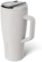 BrüMate Era Flip 30oz Tumbler with 100% Leakproof Covered Straw Lid | Hygienic Covered Straw | Insulated Stainless Steel Water Bottle with Handle | Cup Holder Friendly | BPA-Free (Dune) - Image 2