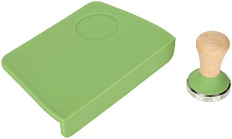 Coffee Mat, Silicone Coffee Mat Tamper Mat with Coffee Tamper Oil Proof Coffee Pad Tamper Kit for Espresso Machine (51mm / 2.01in Tamper) (58mm / 2.28in Tamper) - Image 4