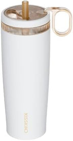 KISSKIND Leakproof Iced Coffee Tumbler 20 oz, Insulated Ceramic Lined Cup by KISSKIND
