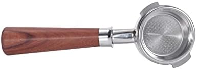 Bottomless Naked Portafilter Compatible 58mm Coffee Handle Espresso Machine Bottomless Modified Handle Compatible With The Handle of Nova Slanted Ear Coffee Maker Espresso accessories (Color : G) by Unknown