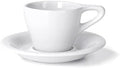 notNeutral LINO Porcelain Cup & Saucer (White) (2, 3 oz) by notNeutral