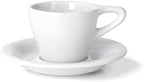 notNeutral LINO Porcelain Cup & Saucer (White) (2, 3 oz) by notNeutral