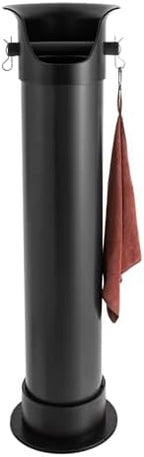 Knock Box for Coffee Grounds Commercial Floor Standing Knockbox with Removable Base Coffee Knock Box Commercial Coffee Grind Collection Dump Bin (Black) - Image 7