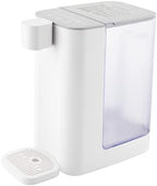 Instant Hot Water Dispenser, 3L/102Oz Electric Tea Kettle, Countertop Hot Water Dispenser, Adjustable 5 Temperatures & 2 Water Outputs, with Safety Lock, for Making Tea, Coffee, Hot Milk (White) by HinLIaDa