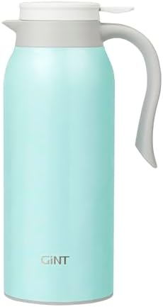 GiNT 51 Oz Stainless Steel Thermal Coffee Carafe, Double Walled Vacuum Insulated Flask, 12 Hour Heat Retention, 1.5 Liter Tea, Water, and Coffee Dispenser (Upgraded version Blue) by WelcometoGiNT