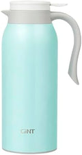 GiNT 51 Oz Stainless Steel Thermal Coffee Carafe, Double Walled Vacuum Insulated Flask, 12 Hour Heat Retention, 1.5 Liter Tea, Water, and Coffee Dispenser (Upgraded version Blue) by WelcometoGiNT