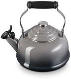 Le Creuset Enamel On Steel Whistling Tea Kettle, 1.7 qt., Oyster by Unknown