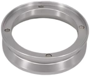 Espresso Dosing Funnel Aluminum Dosing Ring Precision 51/53/58mm Compatibility with Delonghi Compatibility with Portafilters Funnel Coffee Pot Tool(51MM,Dose ring silver) by Unknown