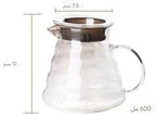 SODEF V60 Dripper Glass Carafe Grinder Set 600ml Ceramic Coffee Brewing Equipment for Pour Over Coffee Lovers - Image 5