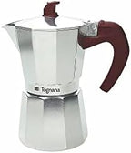 Tognana Extra Style Stovetop Coffee/Espresso Maker Moka Pot, 9- Cup,Silver by Tognana