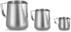 Milk Frother Cup Stainless Steel Milk Frother Jug Stainless Steel Container 100ML 350ML 600ML Frothing Pitcher Coffee Cups Latte Barista Espresso Maker Accessory(350ML With Scale) - Image 7