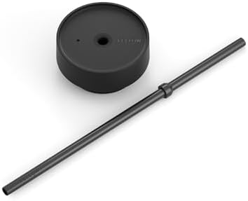 Fellow 20 oz Carter Cold Tumbler – Spill-Resistant Straw Lid, Stainless Steel Vacuum-Insulated Cup with Ceramic Interior and Reusable Straw for Cold Drinks,Fits Cup Holders,Dishwasher Safe,Matte Black - Image 2