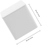 HOMSFOU 4pcs White Tinplate Airtight Storage Boxes for Tea and Coffee Beans - Image 2