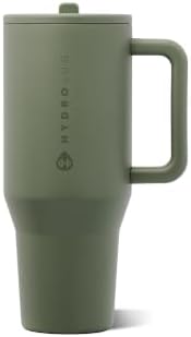 HydroJug Traveler 32oz, Insulated Tumbler with Handle & Straw, Courtyard by Hydrojug