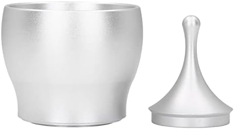 Coffee Powder Container Aluminum Flying Cup | 51 / 58MM Fit for EK43 Grinder | Easy Fill Coffee Dosing Cup for Mess - Kitchen Use | Detachable & Large Diameter - Image 6