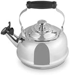 Le Creuset Enamel On Steel Whistling Tea Kettle, 1.7 qt., Stainless Steel by Unknown