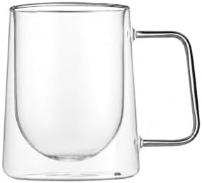 Restaurantware Glass Espresso Cups 12 Count 10 Ounces Borosilicate Double Wall Glass Coffee Mugs Insulated Clear Tea Drinkware for Hot or Cold Beverages - Image 2