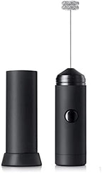 Stainless Steel Motor Milk Frother - Handheld Frother Whisk, Milk Foamer Frother, Mini Blender and Electric Mixer for Coffee, Frappe, Latte, Matcha by Unknown