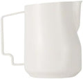 350/450ml Turbo Milk Frothing Pitcher Steaming Pitchers Professional Foam Jug Home Barista Kitchen Accessorie(350ml White) by Unknown