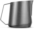 Milk Frother Jug 600ml Milk Frothing Pitcher Steaming Pitchers for Coffee Art Coffee Accessories(600ml,Silver Spot) by Unknown