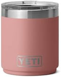 YETI Rambler 10 oz Stackable Lowball 2.0, Vacuum Insulated, Stainless Steel with MagSlider Lid, Sandstone Pink by YETI