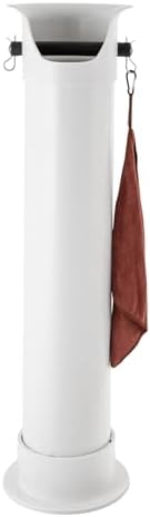 Knock Box for Coffee Grounds, Commercial Floor Standing Knockbox with Removable Base, Coffee Knock Box Commercial Floor Type (White) - Image 2