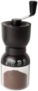 Aerolatte Precision Burr Coffee Grinder, Glass with Ceramic Mechanism, 1-Cup Capacity by aerolatte