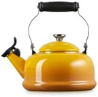 Le Creuset Enamel On Steel Whistling Tea Kettle, 1.7 qt., Nectar - Image 3