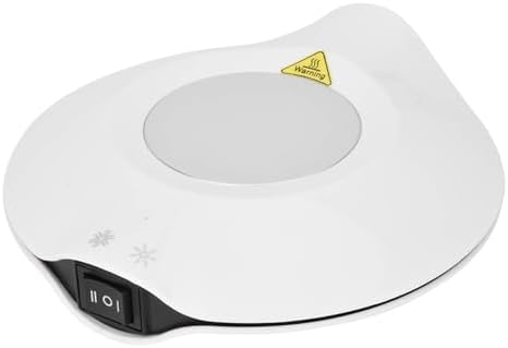 USB Coffee Er Pad - Dual Purpose Hot & Cold Drink Insulated Mat for Office & Home (White) - Image 6