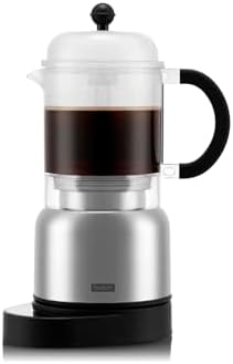 Bodum 17oz Chambord Electric Espresso Coffee Maker, Plastic Carafe w/Wi-Fi Control & Programmable Timer, Polished Stainless Steel - Image 5