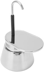 Mocha Pots, Single Spout Tube Stainless Steel Moka Pot Coffee Maker, Portable Hand Pour Latte Classic Coffee Pot for Home Office(16cm-50ml) by Unknown