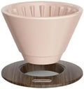 Hand Brewed Coffee Filter Cup Ceramic Flat Bottom Cake Drip(Powder) by Unknown