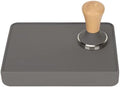 Oversized Coffee Tamping Pad with Wood Coffee Tamper (51mm / 2.01in Tamper) by DIRBAK
