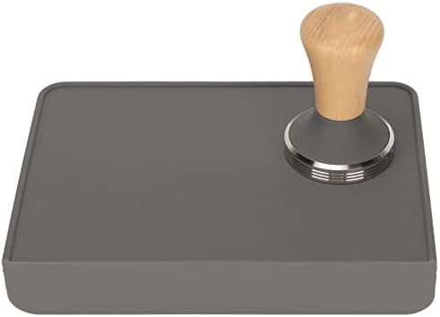 Changor Coffee Tamping Mat Set with Beech Wood Tamper (58mm / 2.28in - Image 6