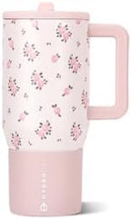 HydroJug Traveler 20oz Kids Insulated Tumbler with Handle, Wildrose by Hydrojug