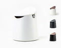 CREMA Coffee Products Arc Knock Box | Holds 12–16 Espresso Pucks | Durable Stain Resistant Build with Non Slip Base | Easy Clean Up Moisture Control | White Base & White Plastic Lid by CremaCoffeeProducts