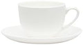 Red Vanilla Pure Vanilla Cappuccino Cup/Saucer, 8-Ounce, Set of 4 by Red+Vanilla