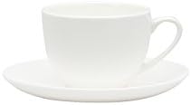 Red Vanilla Pure Vanilla Cappuccino Cup/Saucer, 8-Ounce, Set of 4 by Red+Vanilla