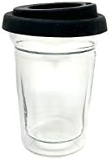 SIMAX Double Wall Glass with Silicone Lid by SIMAX