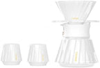 Cocinare Barista Pour Over Coffee Set, Dripper, Server & 2 Tasting Cups by Cocinare